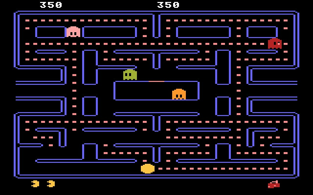 Pac-man (brukt) (kun kassett) - Nintendo entertainment system spill (NES)