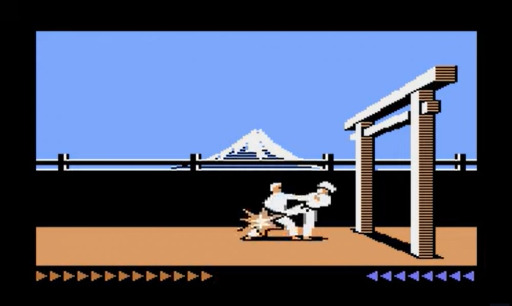 Karateka (Atari XE spill) (brukt) (Kun kassett)