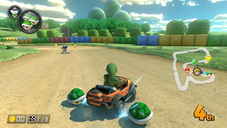 Gameplay-bilde fra mario kart 8 - Deluxe - Nintendo Switch spill
