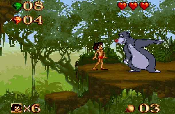 The Jungle book (brukt) (Kun kassett) - Super Nintendo entertainment system spill (snes)