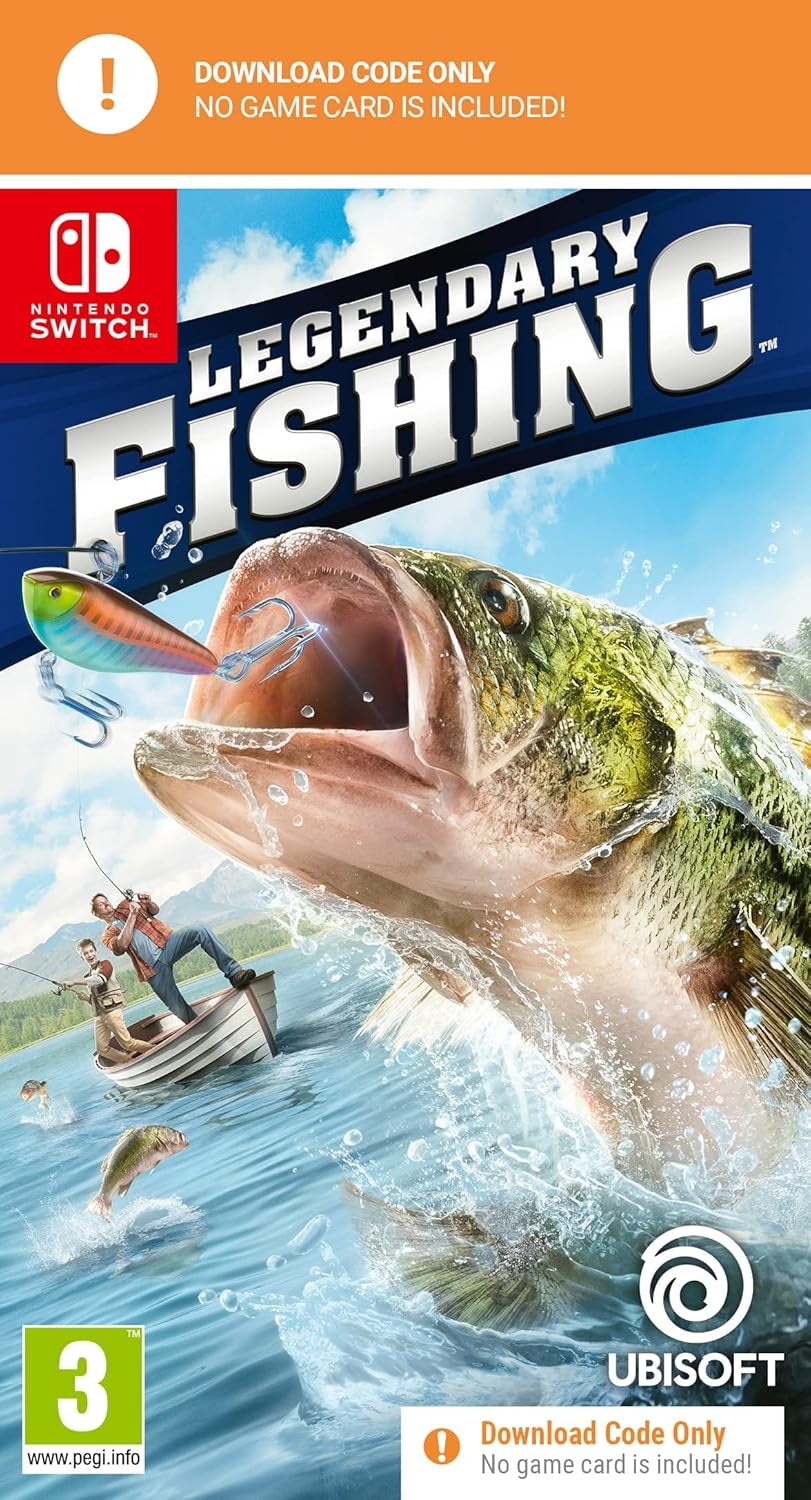 Legendary fishing (download code only) (nytt) - Nintendo switch spill