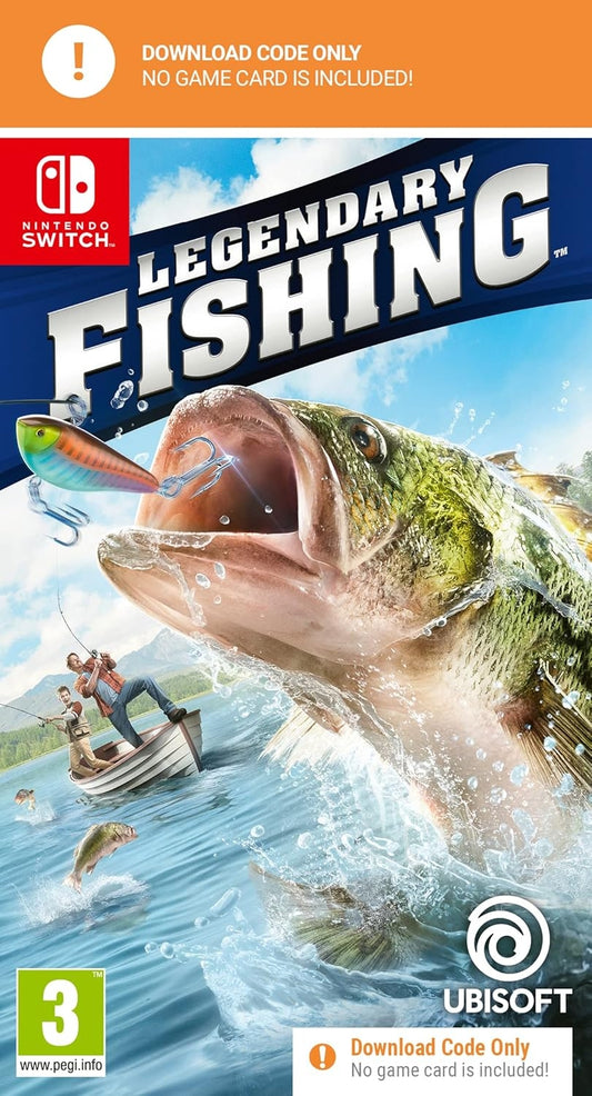 Legendary fishing (download code only) (nytt) - Nintendo switch spill