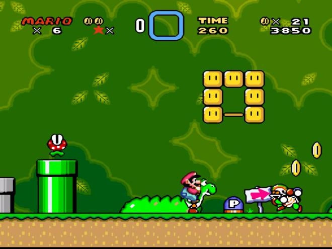 Super mario World (brukt) (Kun kassett) - Super nintendo entertainment system spill (snes)