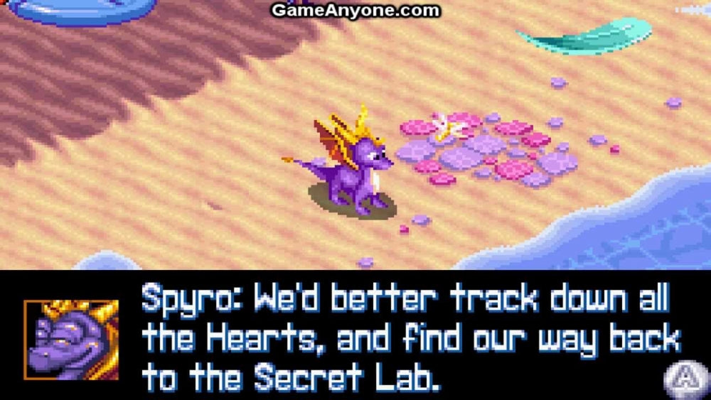 Spyro: Adventure (brukt) - Nintendo Game boy advance spill (GBA)