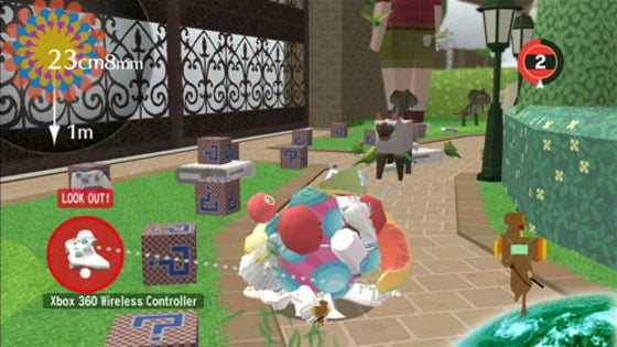 Gameplay-bilde fra Beautiful Katamari – Xbox 360 spill