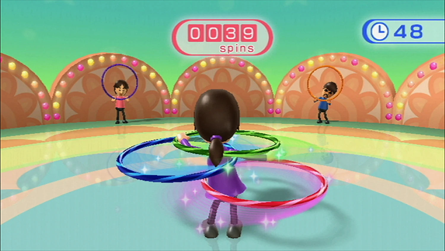 Gameplay-bilde fra Wii fit - Nintendo Wii spill