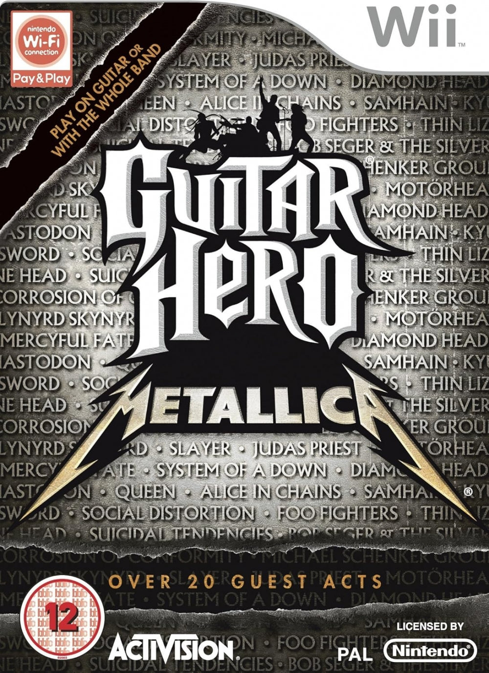 Guitar Hero: Metallica (brukt) - Nintendo Wii spill