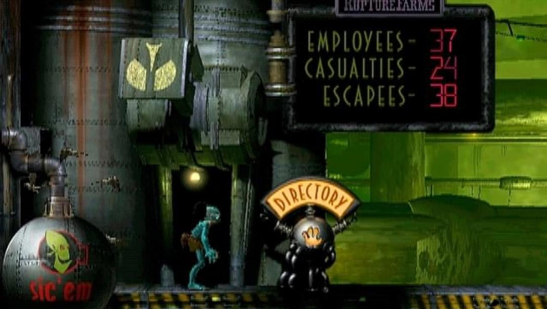 Oddworld Abe's oddysee (Best of infogrames) - Playstation 1 spill (PS1)