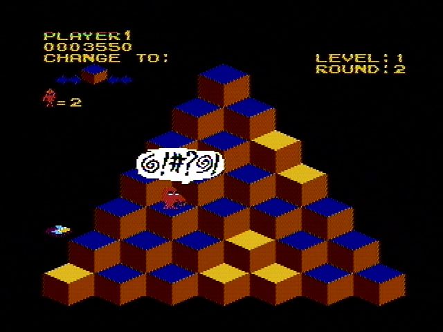 Q*bert (USA) - Nintendo entertainment system / NES spill