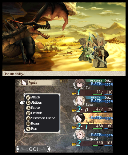 Bravely Default – Nintendo 3DS spill
