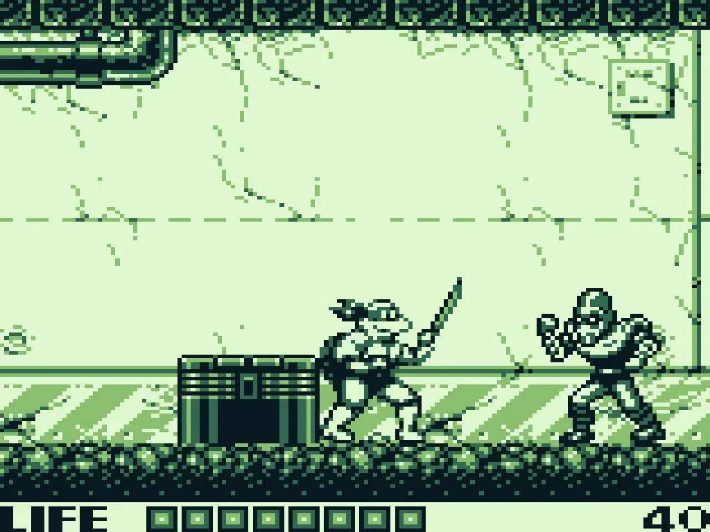 Teenage mutant ninja turtles - Fall of the foot clan - GameBoy spill