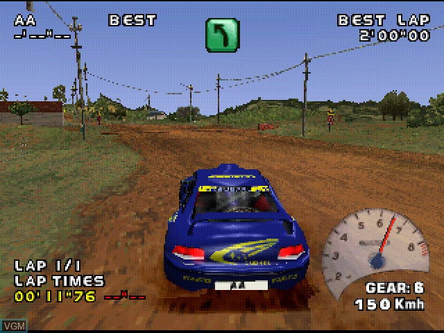 V-rally 2 - Championship edition - Playstation 1 spill (PS1)