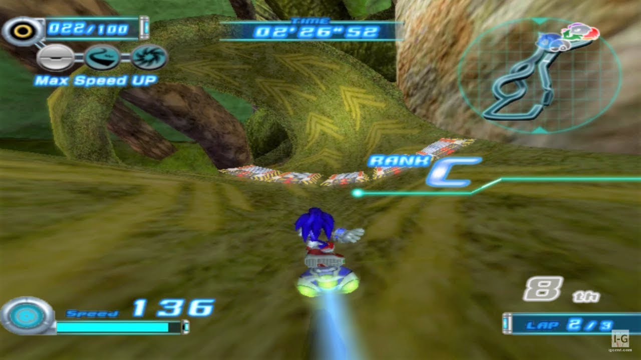 Sonic Riders - Playstation 2 spill (PS2)