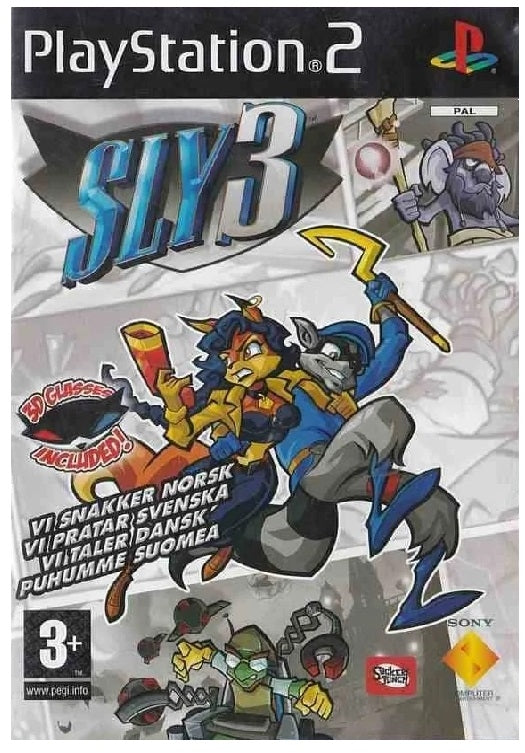 Sly 3: Honor among thieves (brukt) - Playstation 2 spill (PS2)