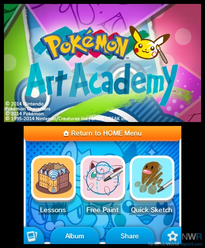 Pokemon - Art academy – Nintendo 3DS spill