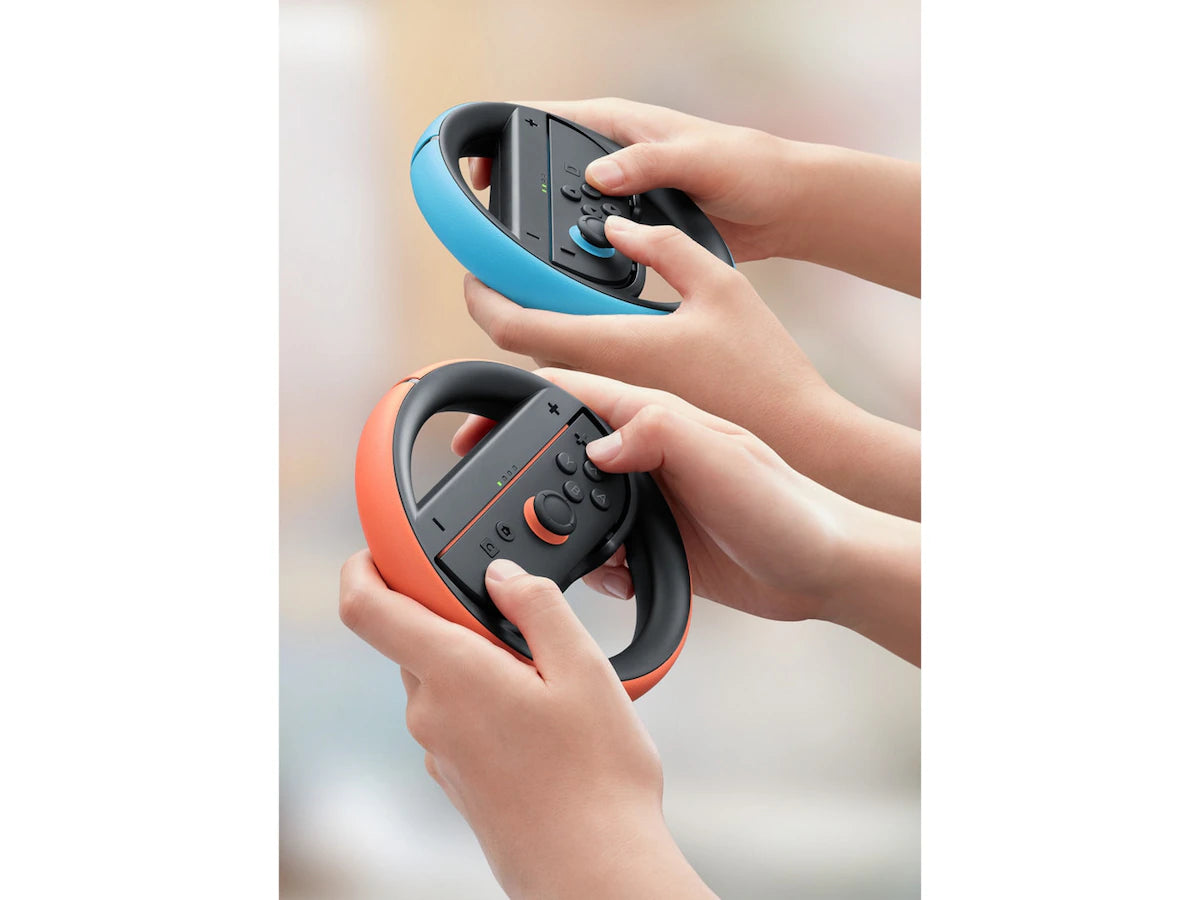 Nintendo Switch 2 Joy-Con 2 Wheel / ratt Pair (light blue/light red) tilbehør