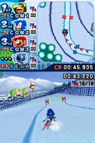 Mario & Sonic at the olympic winter games (brukt) - Nintendo DS spill