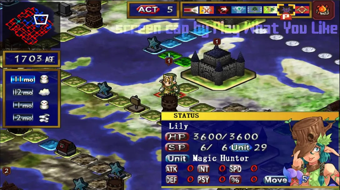 Gameplay-bilde fra Generation of chaos (NTSC) - Playstation portable spill (PSP)