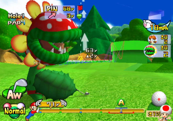 Mario golf - Toadstool tour - Nintendo Gamecube spill