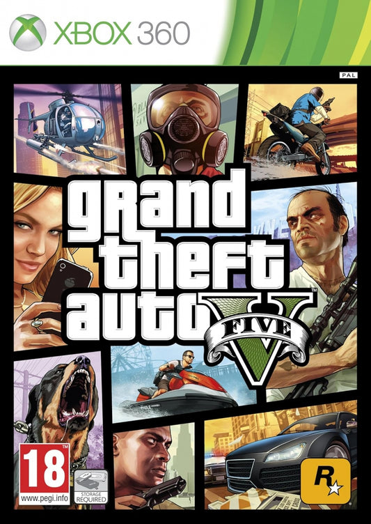 Grand theft auto V / 5 (GTA 5) (brukt) - Xbox 360 spill