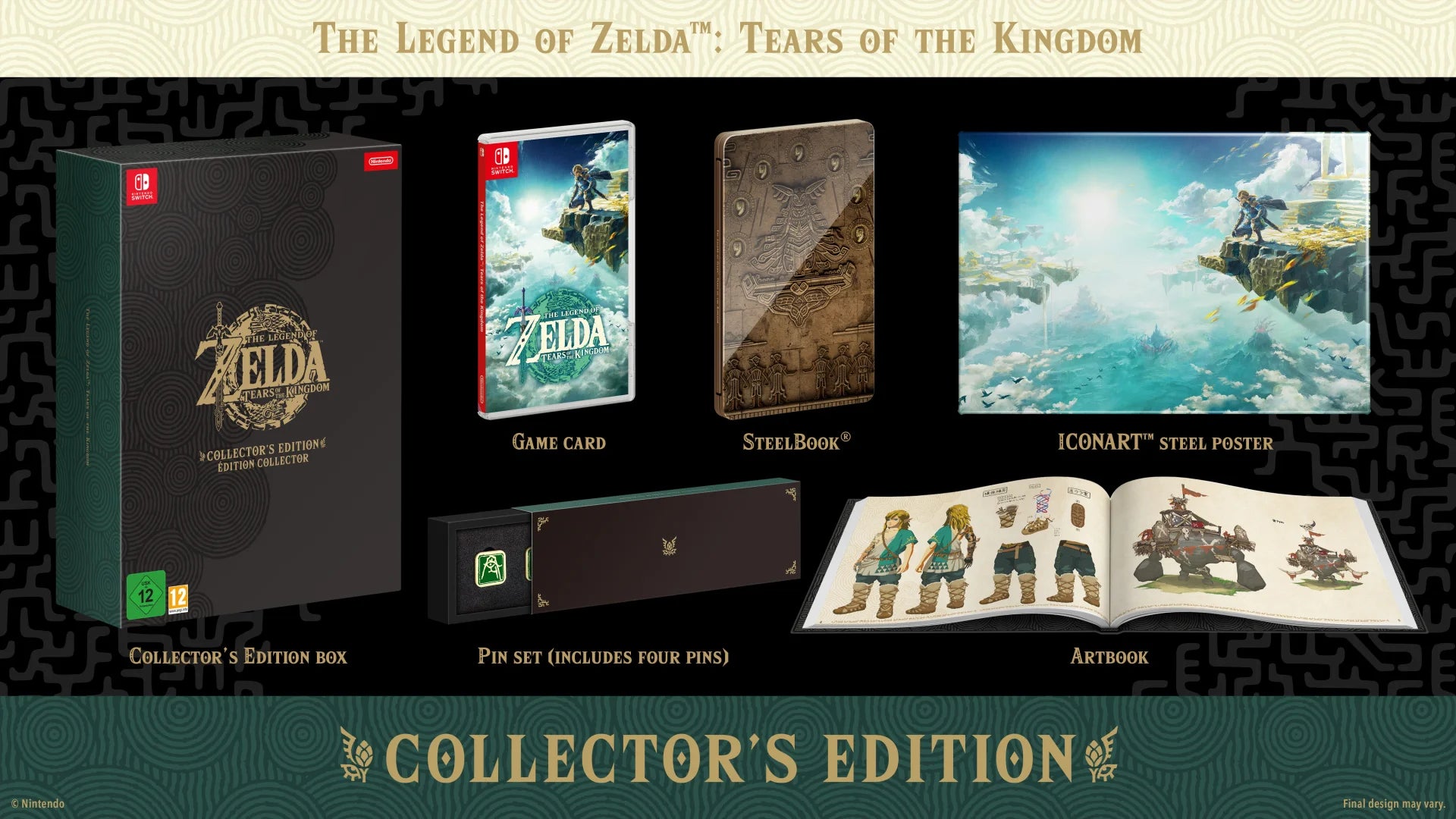 The Legend of Zelda: Tears of the Kingdom Collector’s Edition – Nintendo Switch