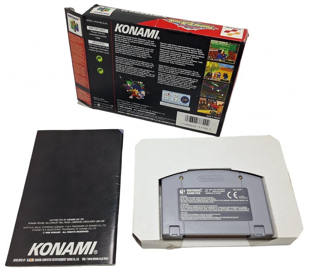 Mythical Ninja Starring Goemon (CIB) - Nintendo 64 spill (n64)