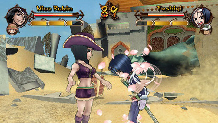 Gameplay-bilde fra One piece - Grand adventure - Playstation 2 spill (PS2)