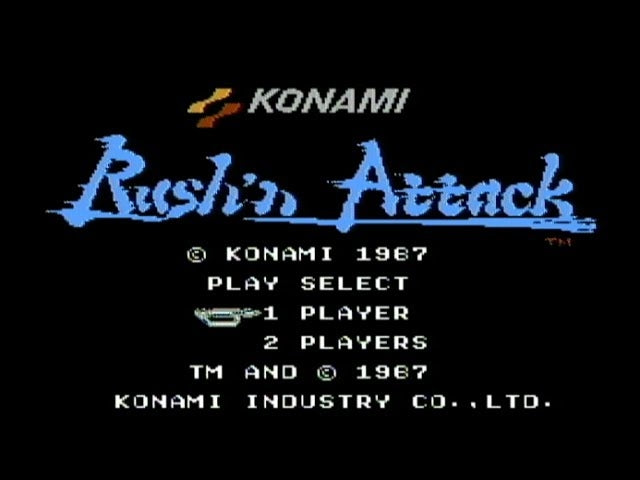 Rush`N Attack (kun kassett) - Nintendo entertainment system spill (NES)