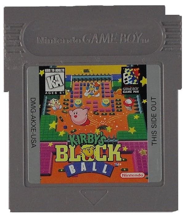 Kirby`s block ball (brukt) - Nintendo gameboy spill