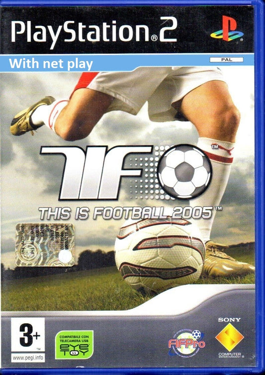 TIF: This is Fotball 2005 (brukt) - Playstation 2 spill (PS2)