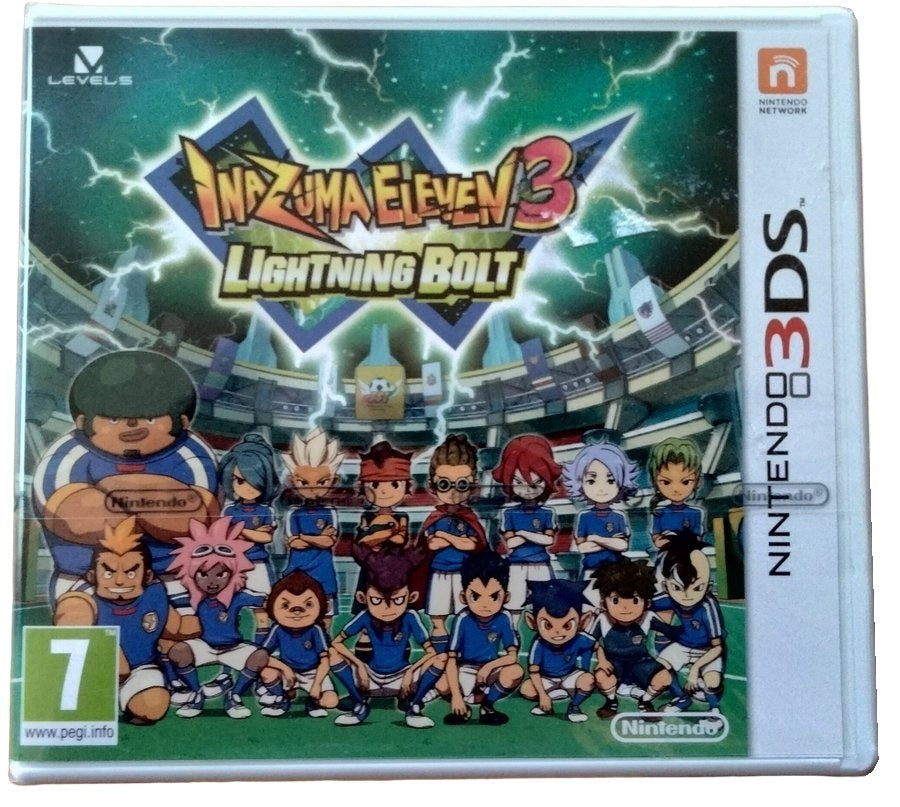 Inazuma eleven 3: Lightning bolt (brukt) - Nintendo 3DS spill