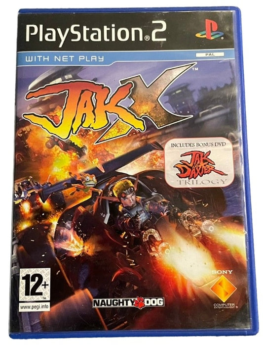 Jak X: Combat racing (Med bonus DVD: jak and dexter trilogy) (brukt) - Playstation 2 spill (PS2)