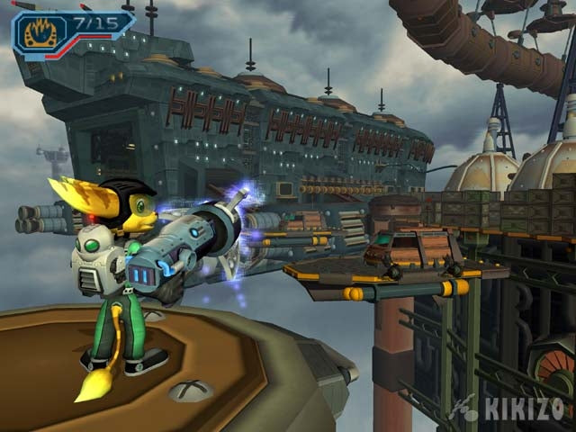 Ratchet & clank: Going commando (platinum) (brukt) - Playstation 2 spill (ps2)