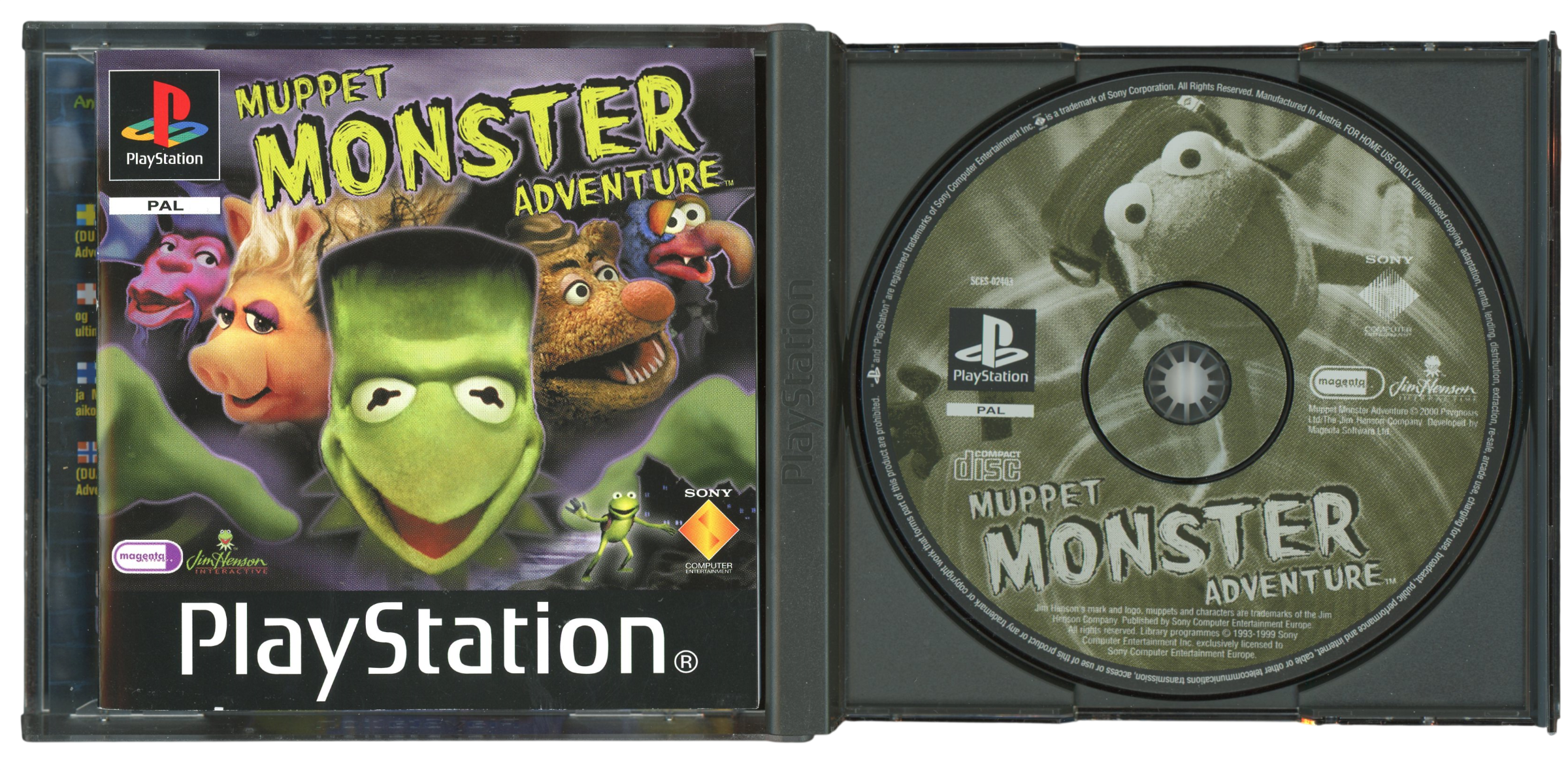 Muppet monster adventure - Playstation 1 spill (PS1)