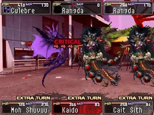Gameplay-bilde fra Shin megami Tensei - Devil survivor (NTSC) – Nintendo DS spill