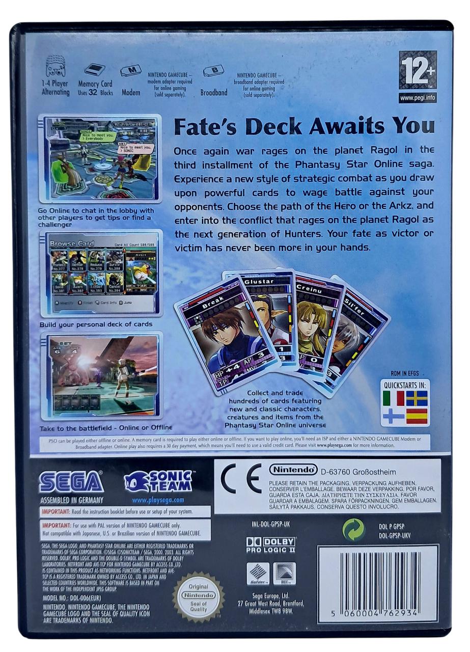 Produktbilde av Phantasy Star Online 3 C A R D Revolution Nintendo Gamecube Spill