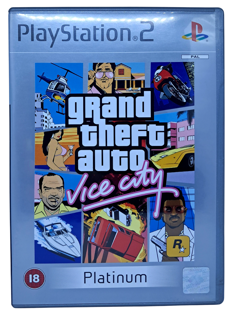 Produktbilde av Grand theft auto - Vice city (GTA) (platinum) - Playstation 2 spill (PS2)