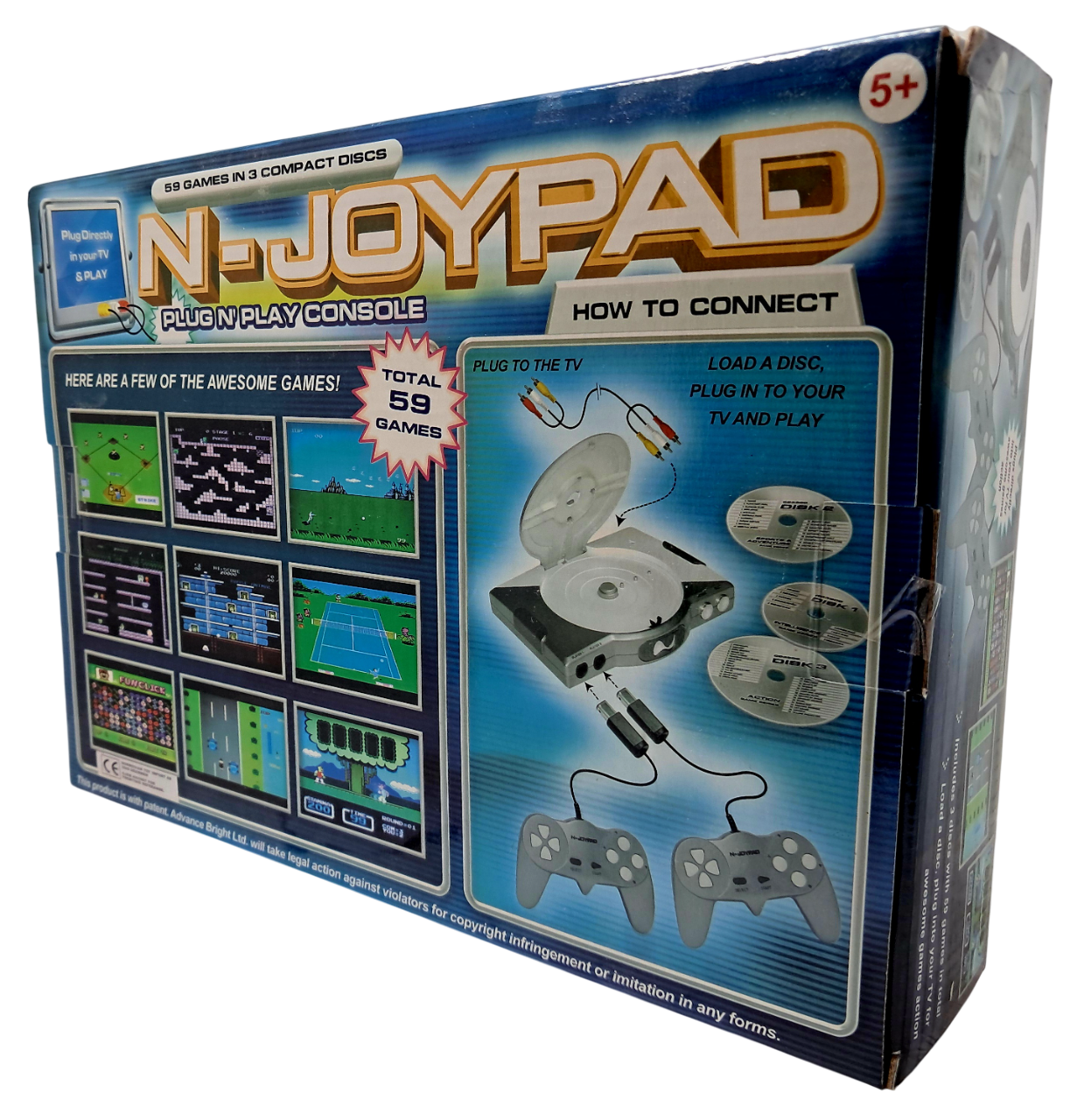 Produktbilde av N Joypad Cd3900 Retro Spillkonsoll Uapnet 1990 Tallet