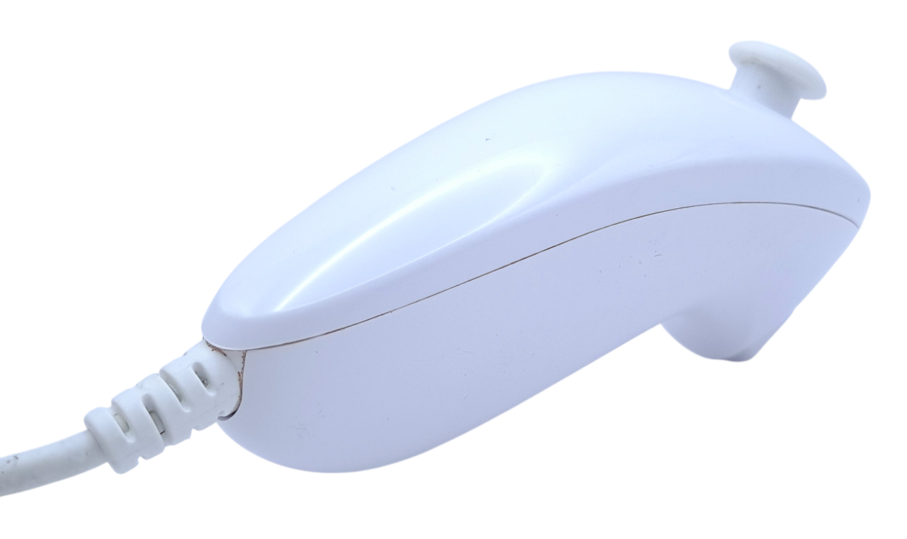 Hvit original Nintendo Wii Nunchuk