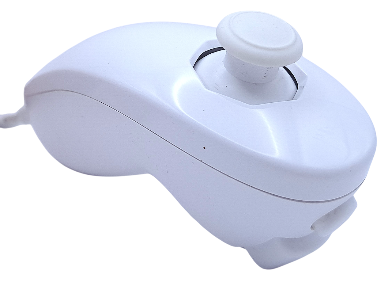 Hvit original Nintendo Wii Nunchuk