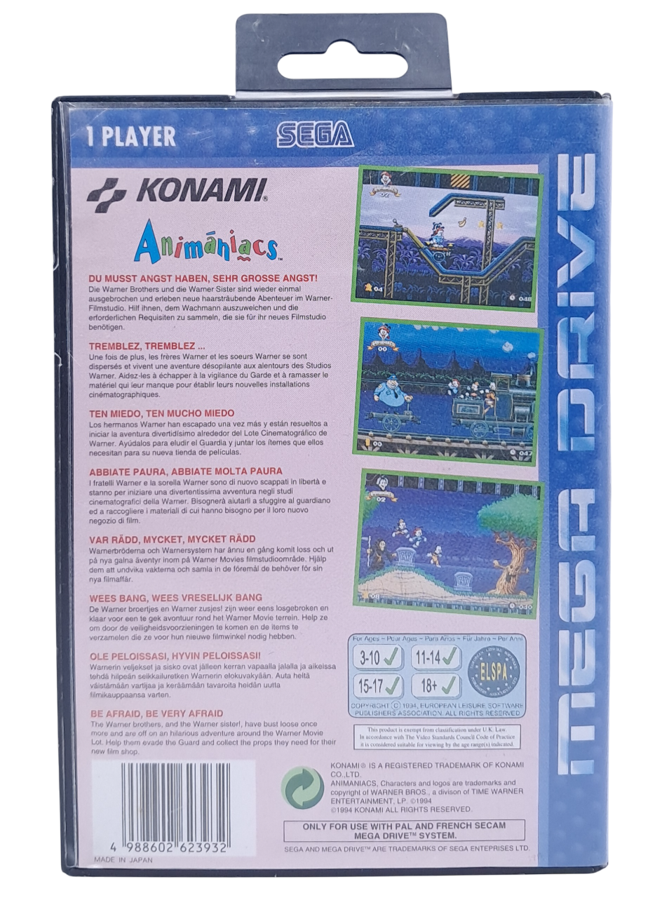 Animaniacs (I eske) - Sega mega drive spill