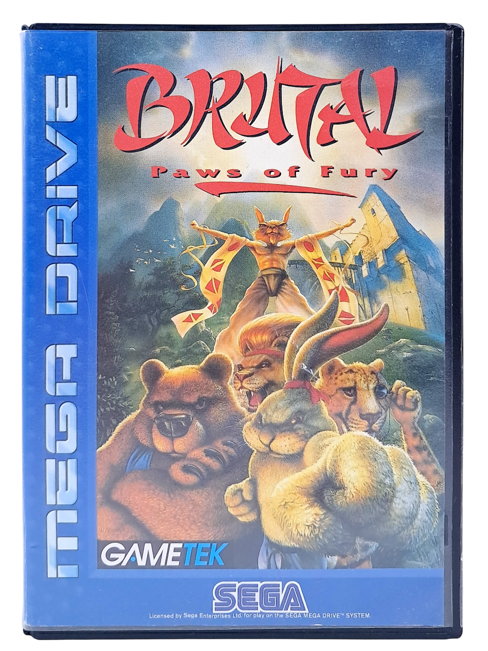 Brutal - Paws of fury (komplett i eske) - Sega mega drive spill