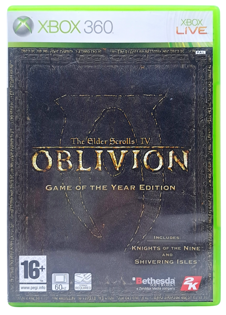 The elder scrolls IV - Oblivion (game of the year edition) - Xbox 360 spill