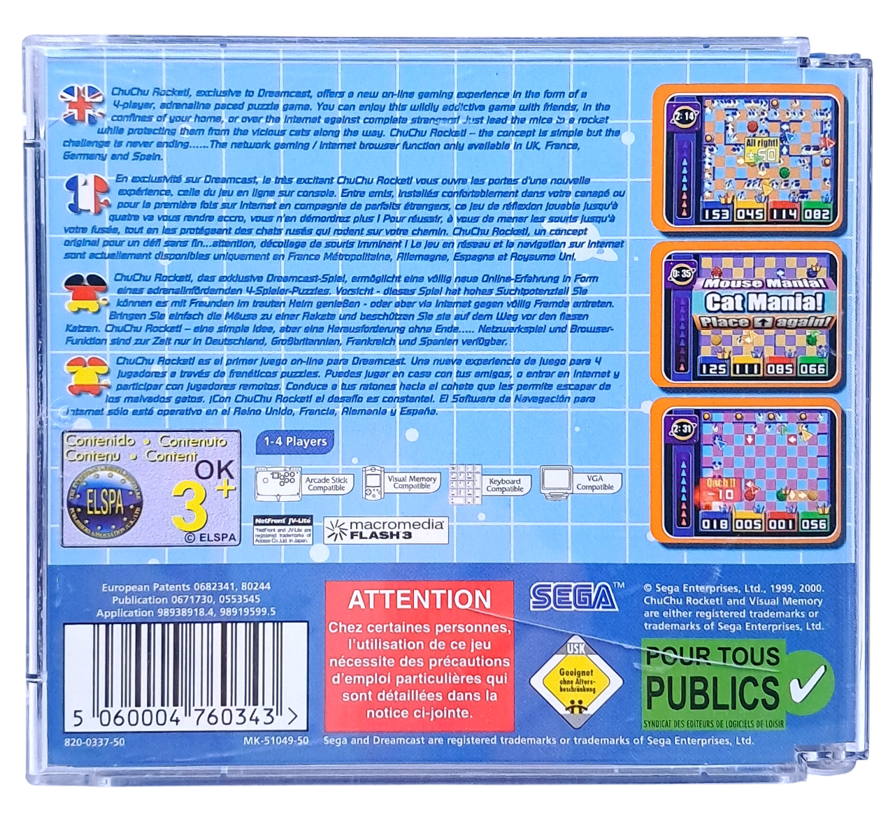 Chu chu Rocket - Sega Dreamcast spill