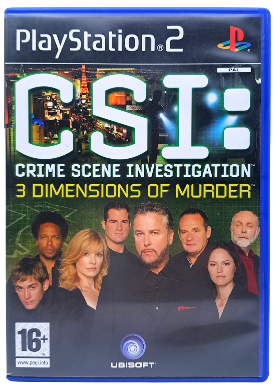 CSU - 3 dimensions of murder - Playstation 2 spill (PS2)