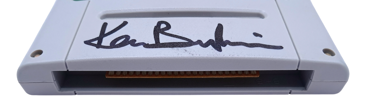 Donkey kong country (Signert av Kevin Bayliss og David Wise) - Super nintendo entertainment system spill (snes)