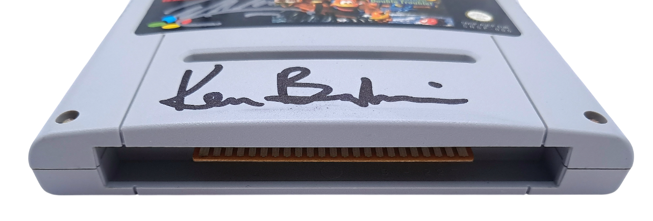 Donkey kong country 3 (Signert av Kevin Bayliss og David Wise) - Super nintendo entertainment system spill (snes)