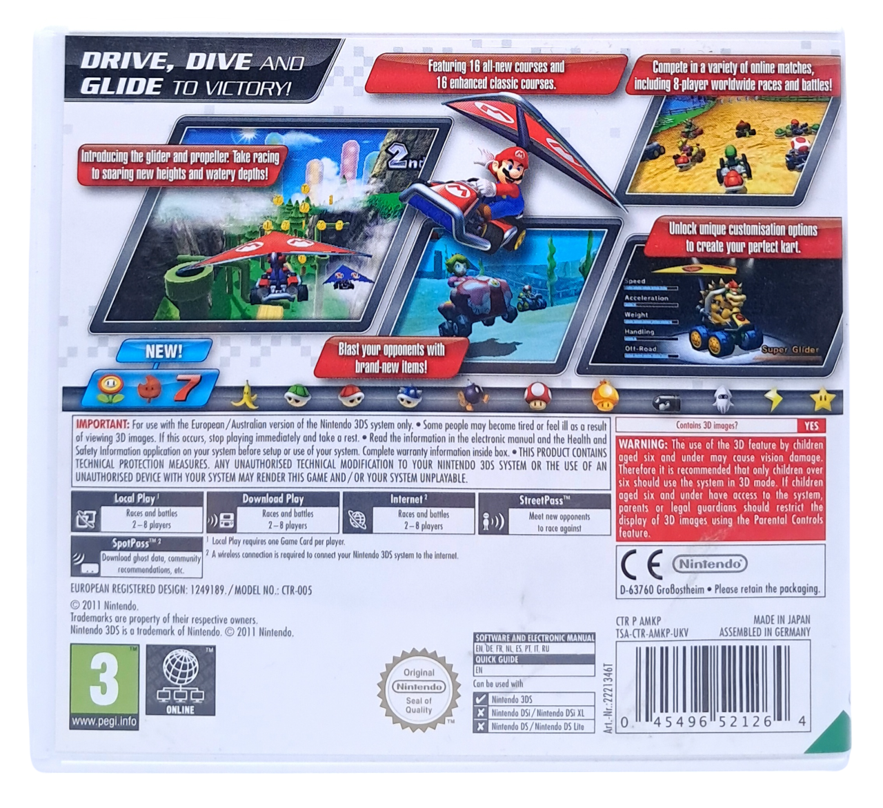 Mario Kart 7 – Nintendo 3DS spill