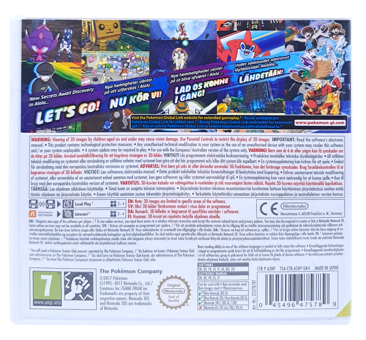 Pokemon ultra moon – Nintendo 3DS spill