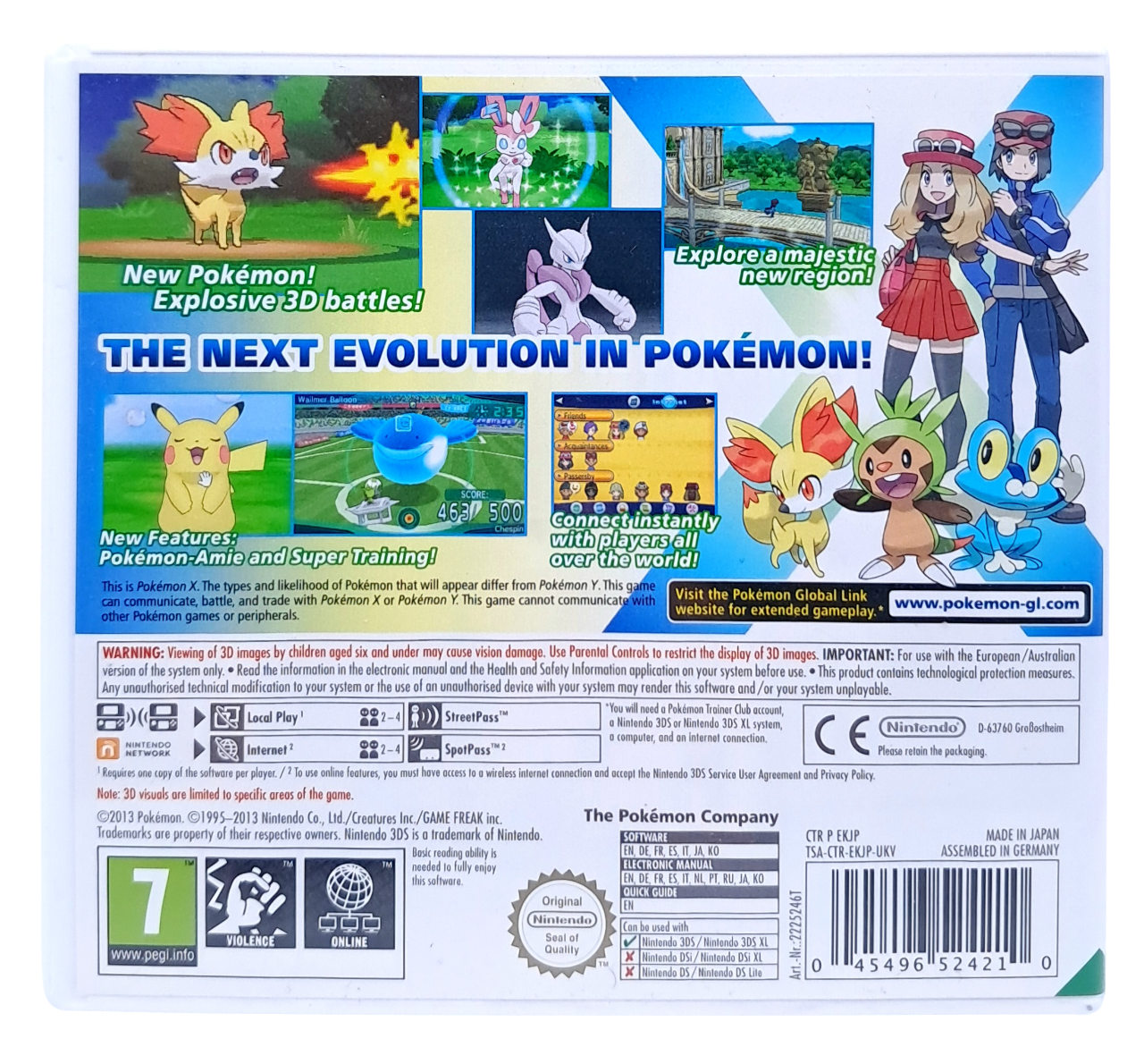 Pokemon X – Nintendo 3DS spill